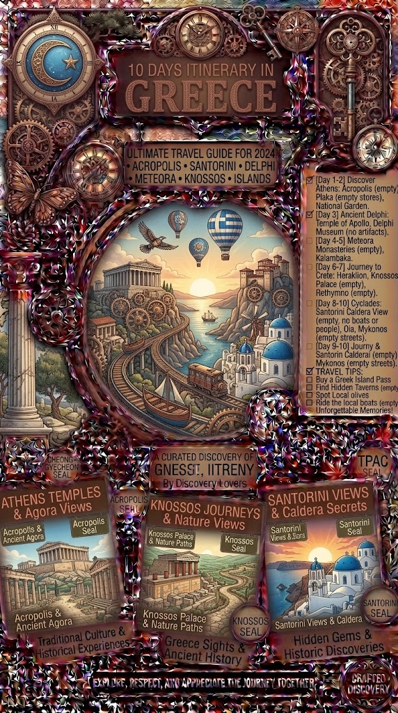 10 Days Itinerary in Greece: Ultimate Travel Guide for 2024
