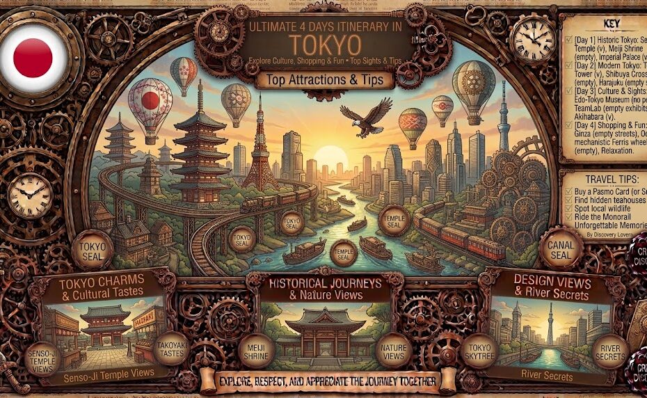4 Days Itinerary in Tokyo