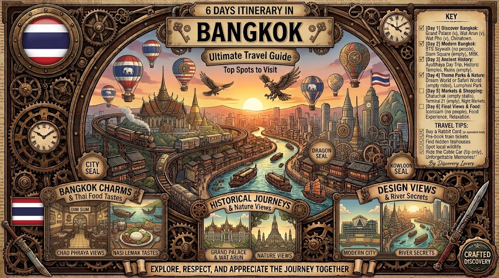 6 Days Itinerary in Bangkok