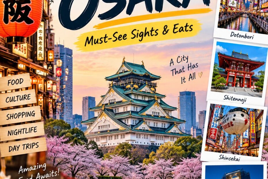 Ultimate 6 Days Itinerary in Osaka: Must-See Sights & Eats