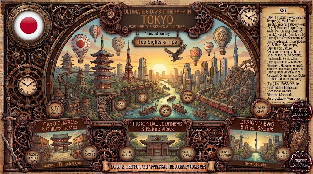 Ultimate 6 Days Itinerary in Tokyo