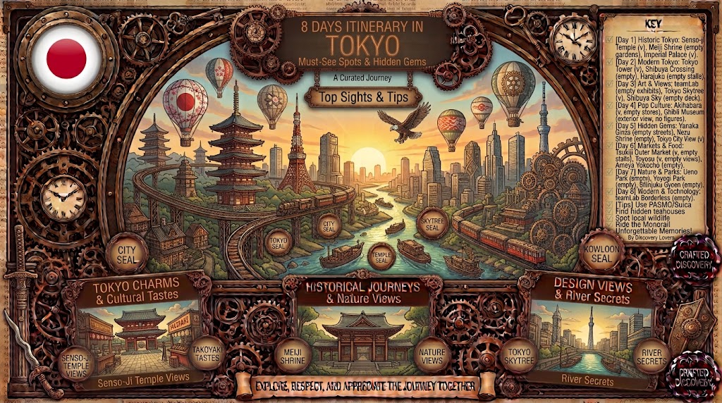 8 Days Itinerary in Tokyo