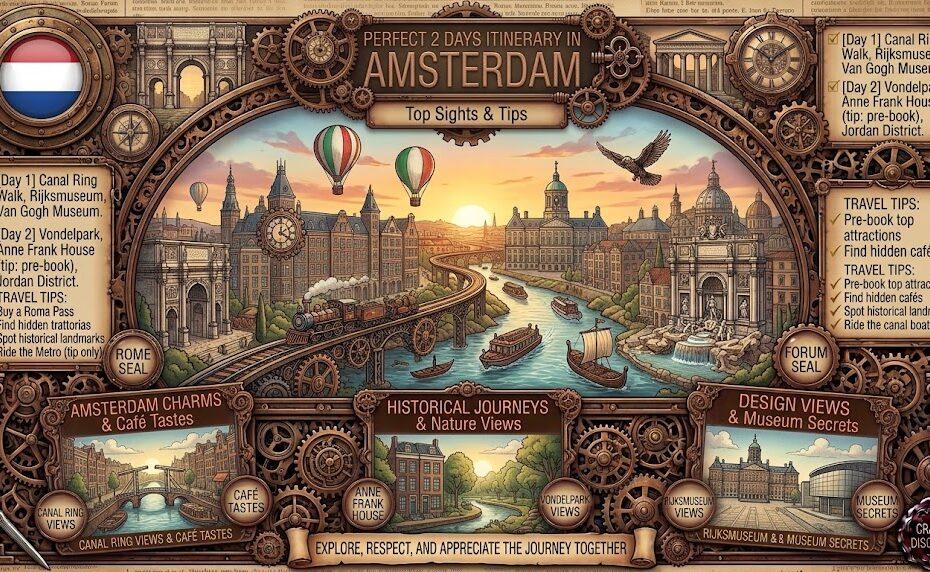 Perfect 2 Days Itinerary in Amsterdam