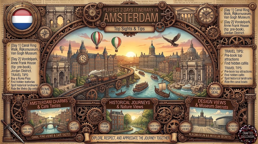 Perfect 2 Days Itinerary in Amsterdam