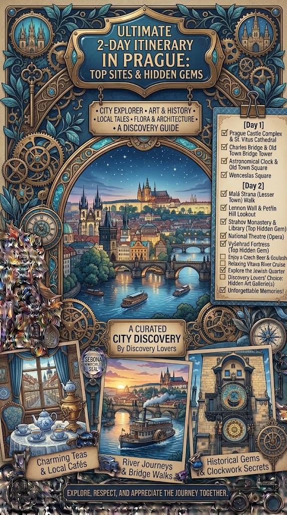 Ultimate 2 Day Itinerary in PragueTop Sites & Hidden Gems