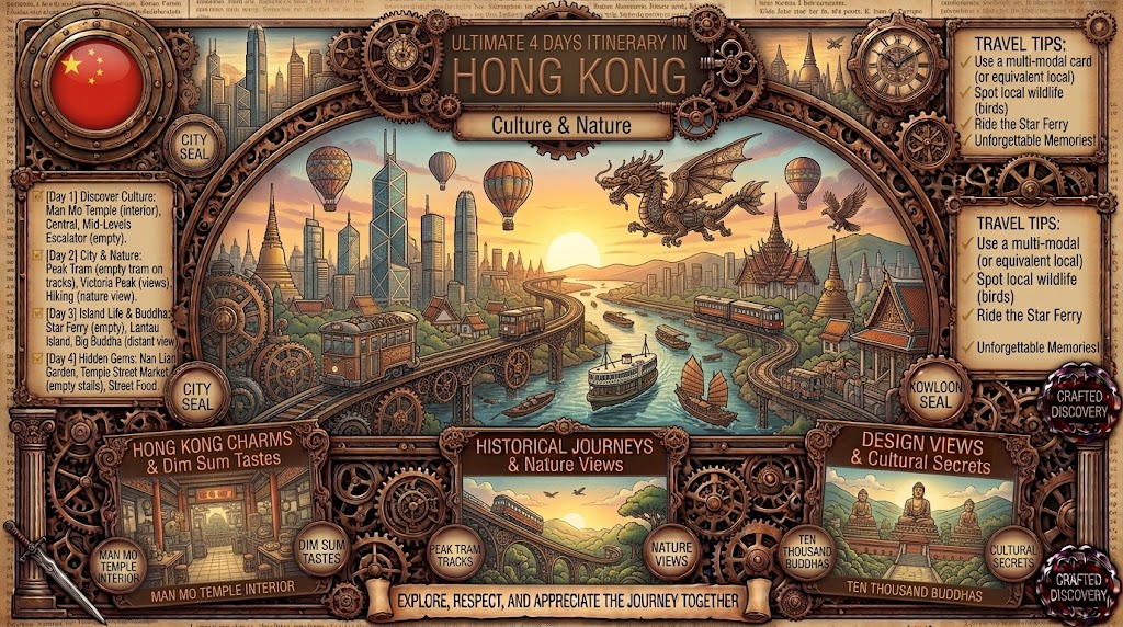 Ultimate 4 Days Itinerary in Hong Kong: Culture & Nature