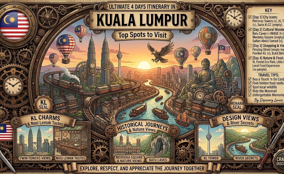 Ultimate 4 Days Itinerary in Kuala Lumpur