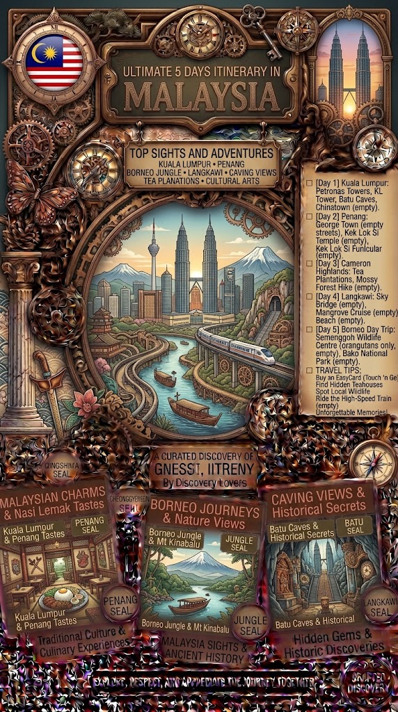 Ultimate 5 Days Itinerary in Malaysia