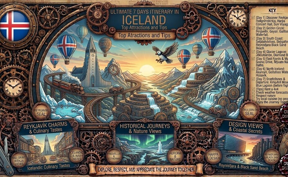 Ultimate 7 Days Itinerary in Iceland