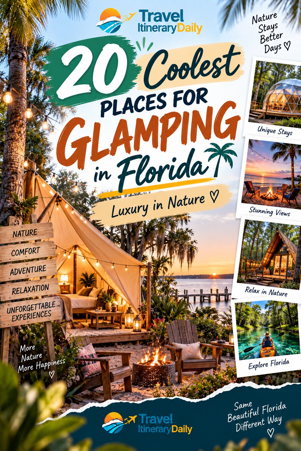 20 Coolest Places for Glamping in Florida: Luxury in Nature