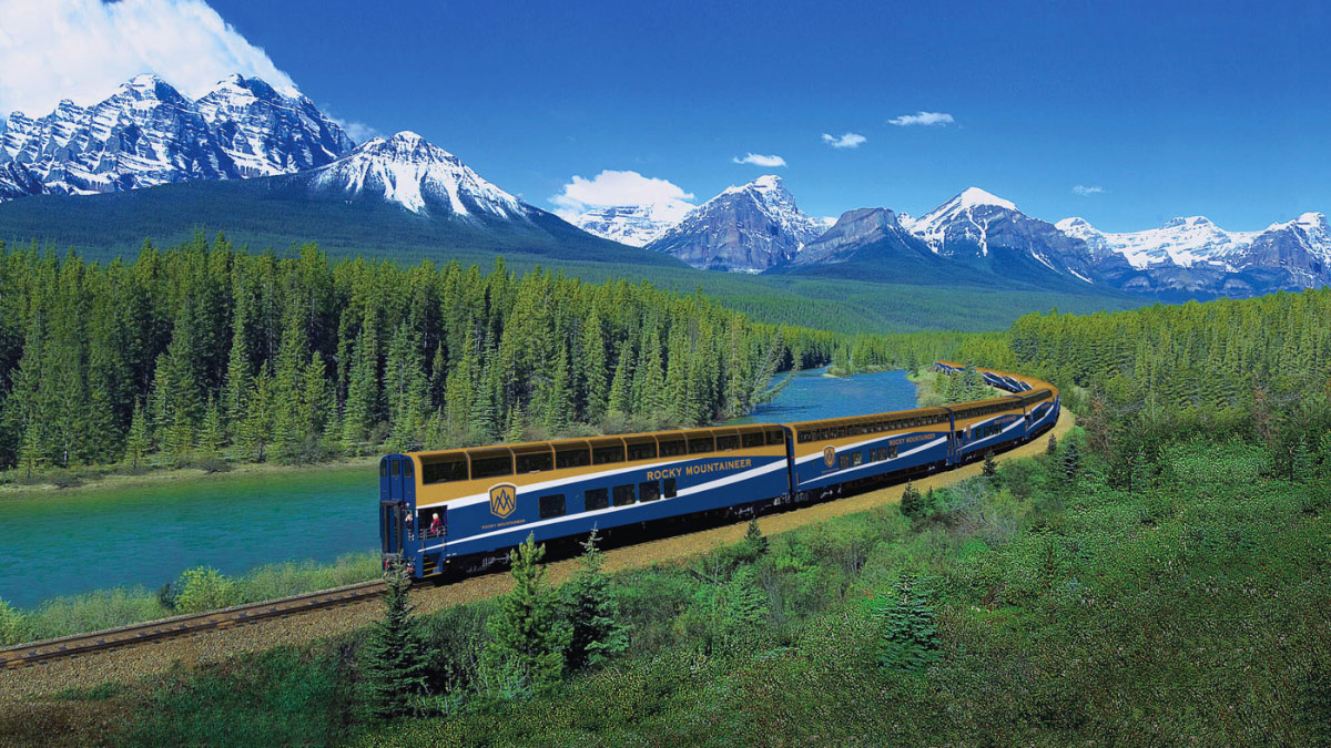 Vancouver to Banff Train Ride