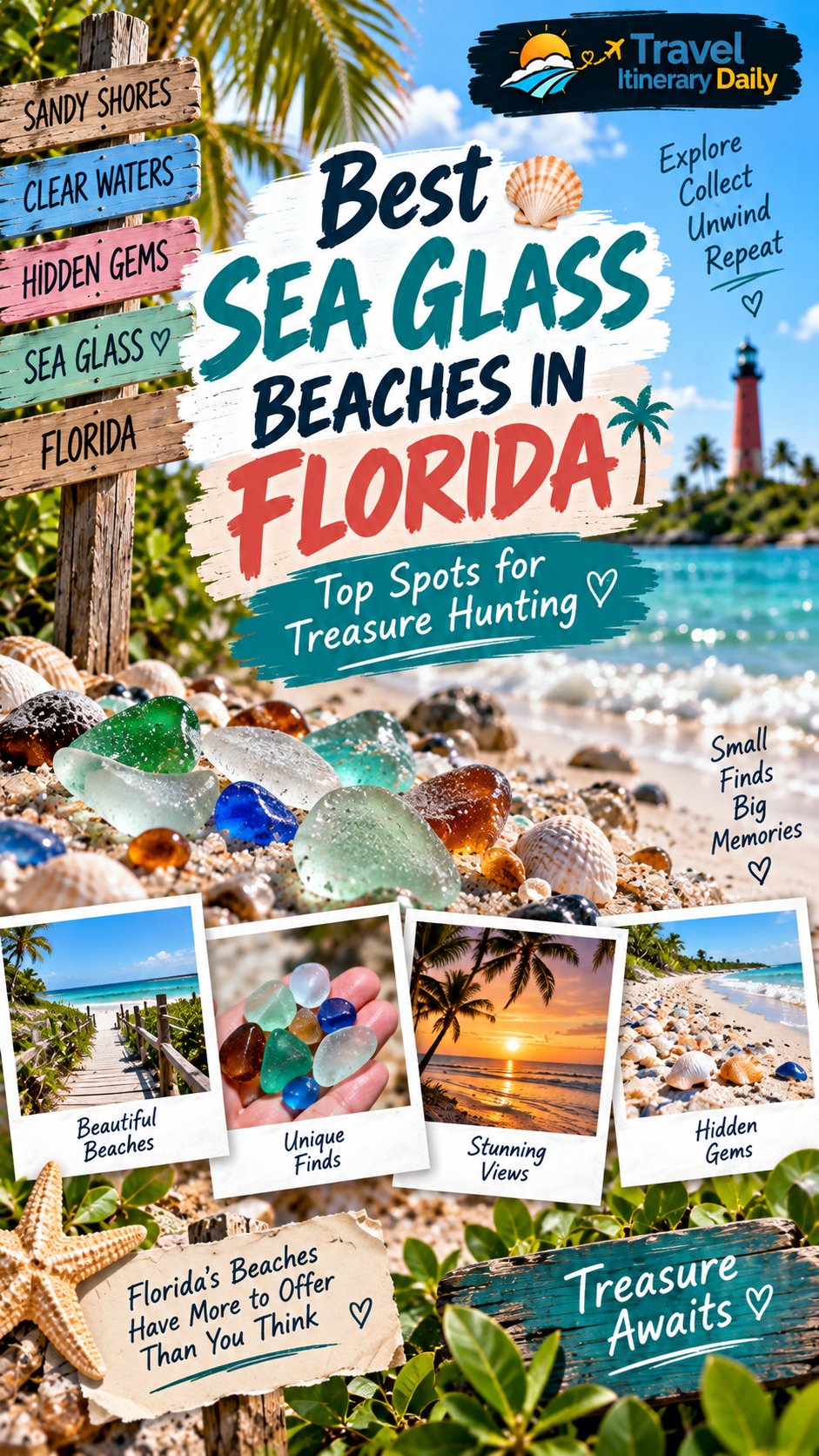 Best Sea Glass Beaches in Florida: Top Spots for Treasure Hunting
