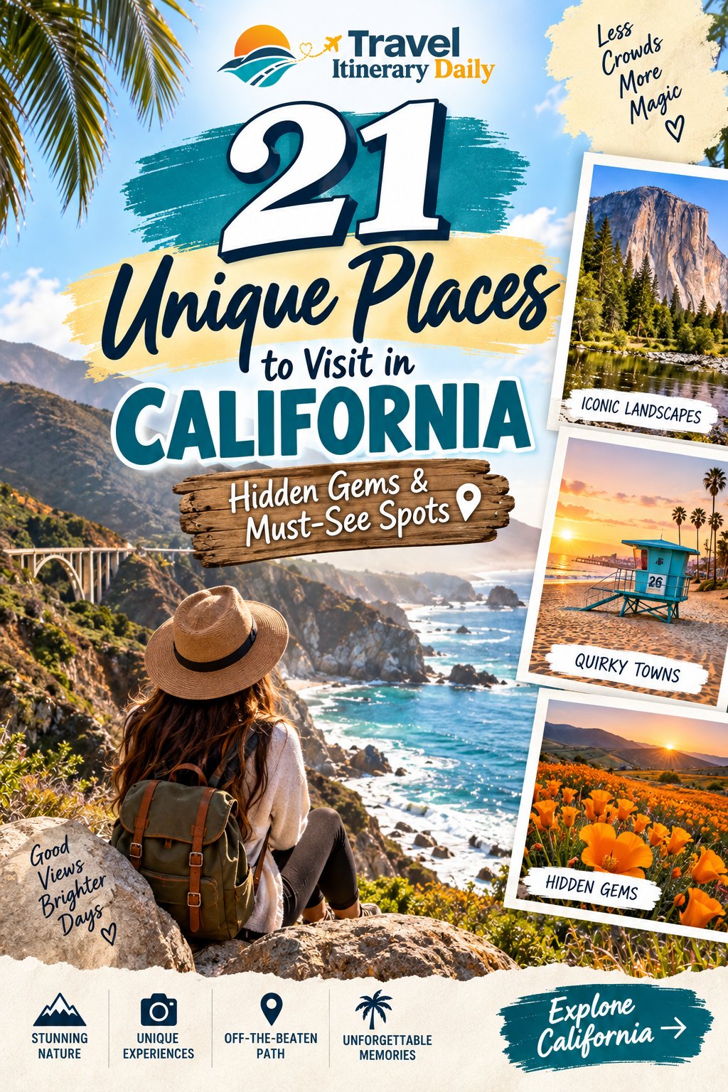 21 Unique Places to Visit in California: Hidden Gems & Must-See Spots