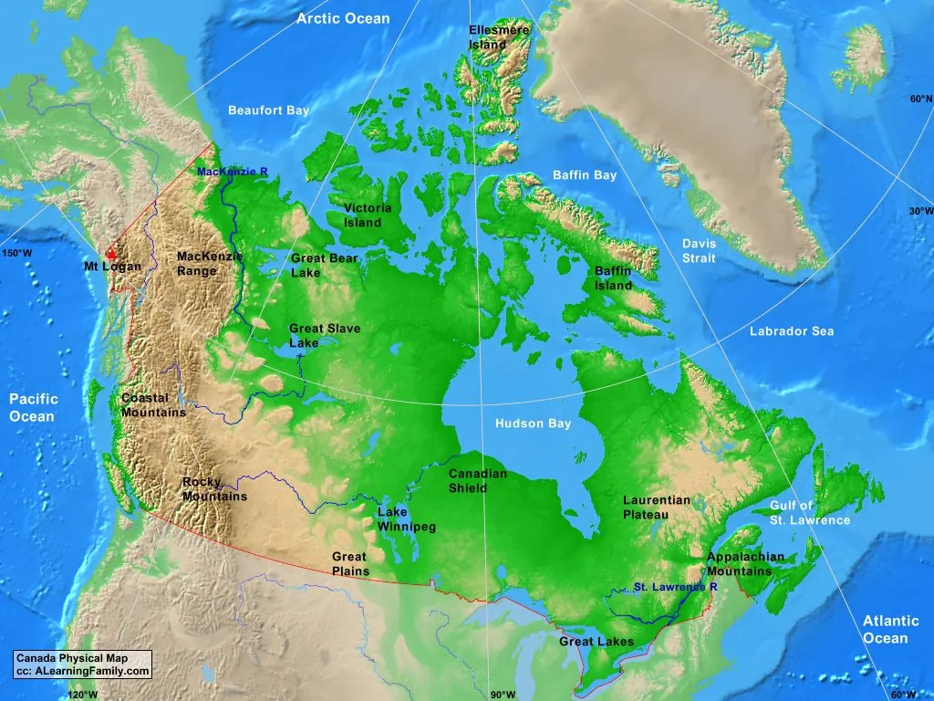 Canada’s Vast Geography