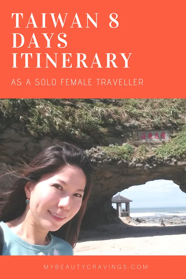 Overview Of The 8 Days Itinerary In Taiwan