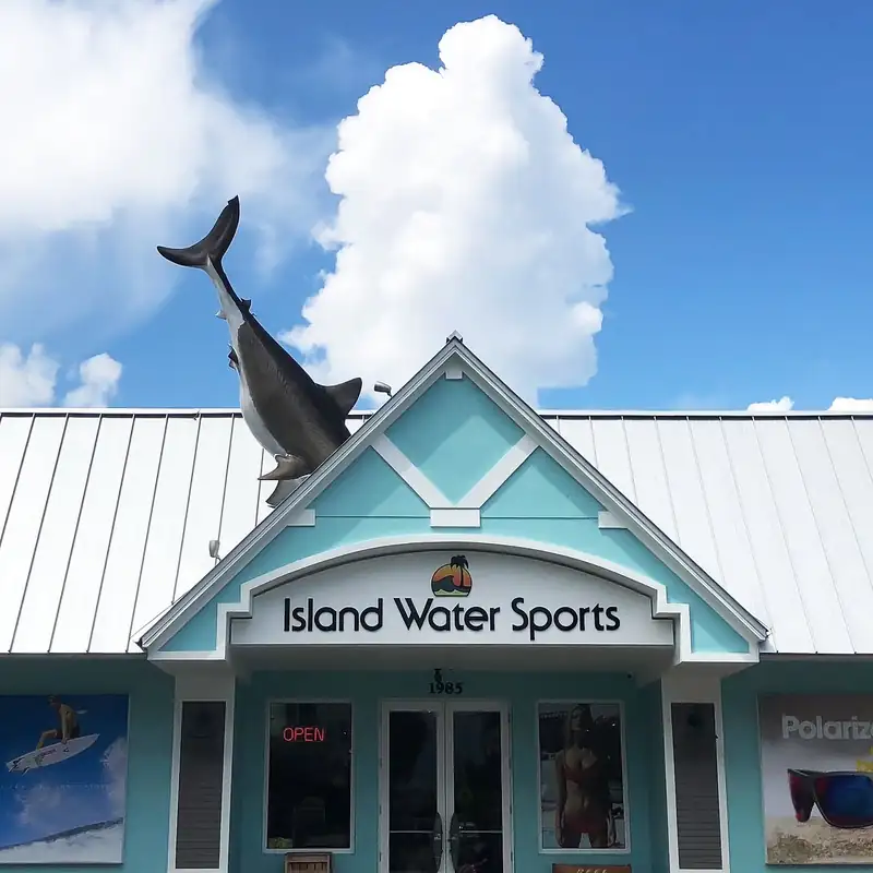 Thrilling water sports activities at Island Water Sports in Deerfield Beach, Florida with people enjoying jet skiing.
