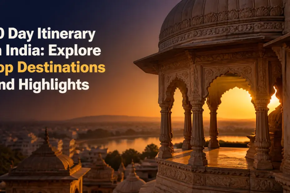 10 day itinerary in india