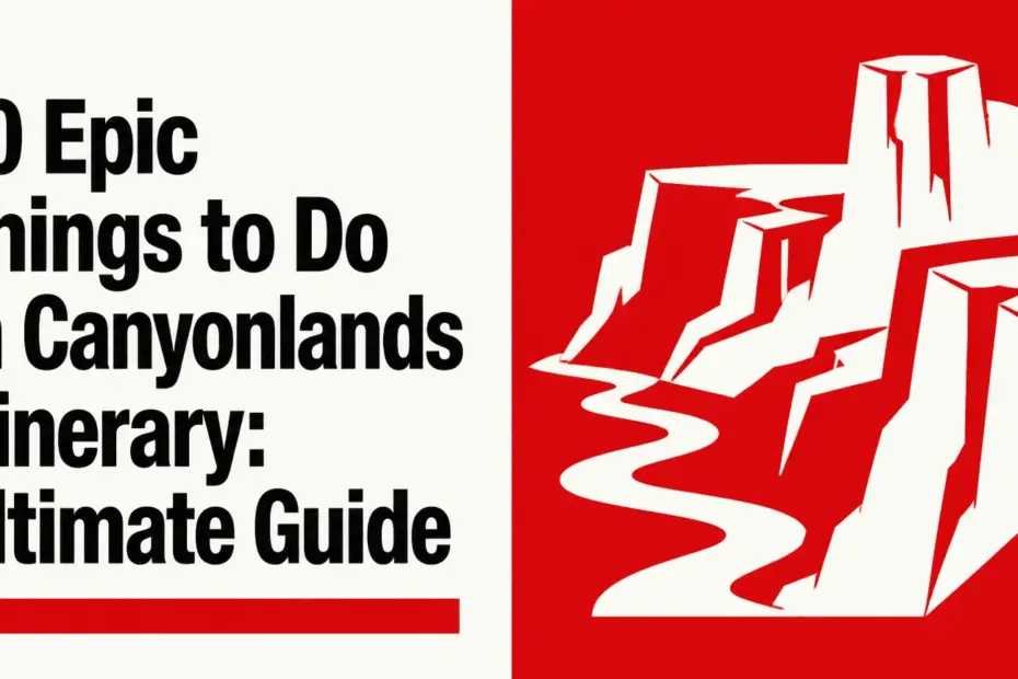 10 epic things to do in canyonlands itinerary