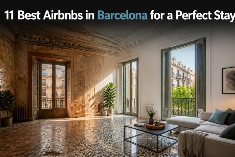 11 best airbnbs in barcelona