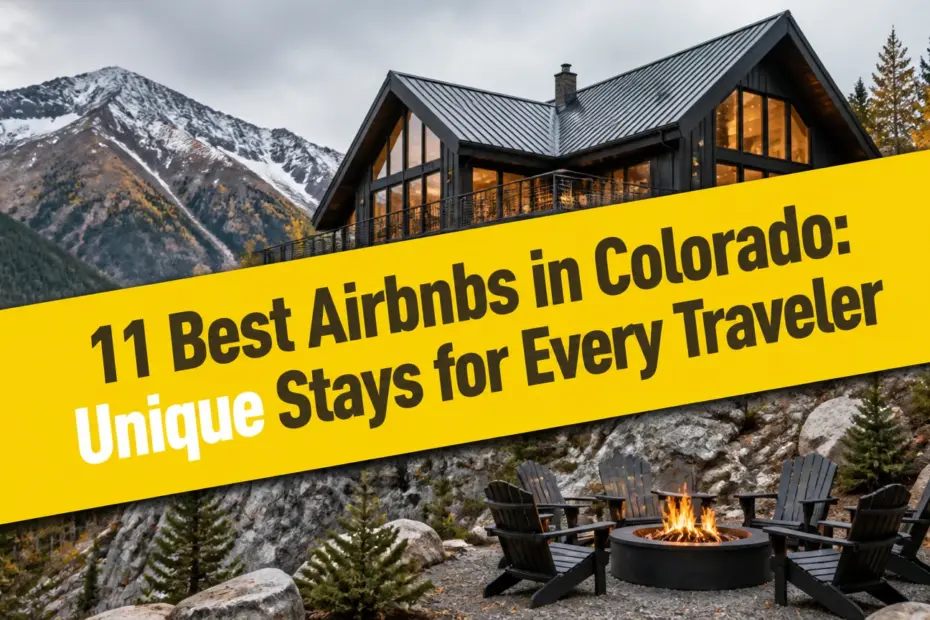 11 best airbnbs in colorado