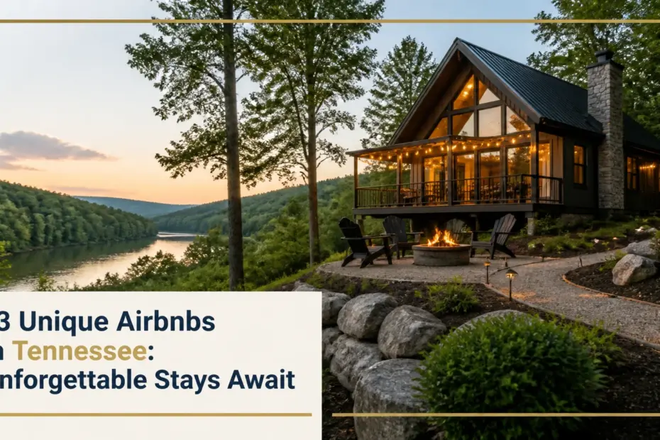 13 unique airbnbs in tennesse