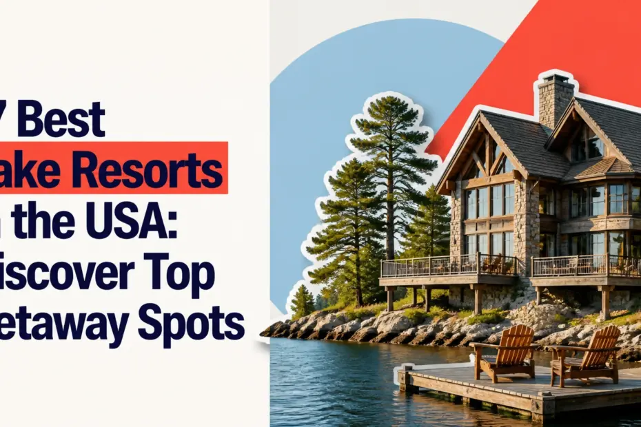 17 best lake resorts in the usa