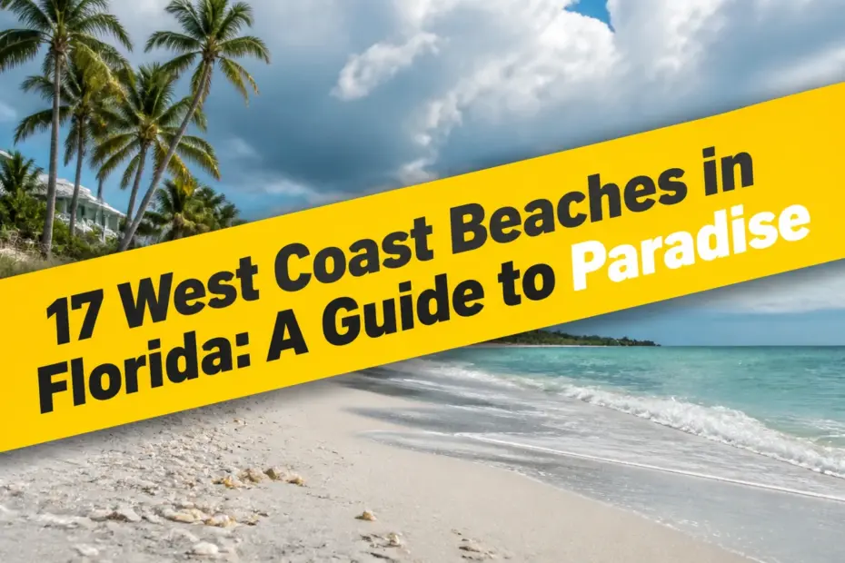 west coast beaches in florida a guide to paradise