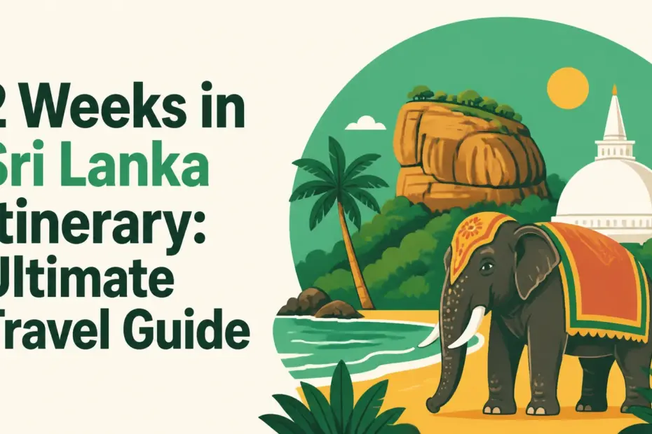 2 weeks in sri lanka itinerary