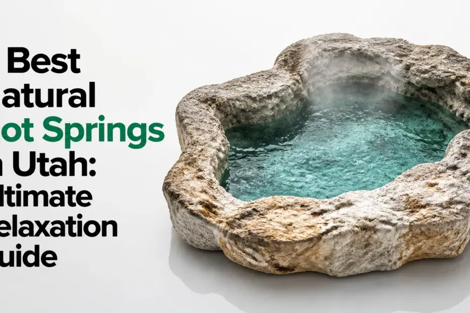 best natuaral hot springs in utah