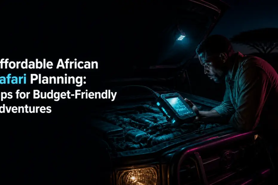 affordable african safari planning