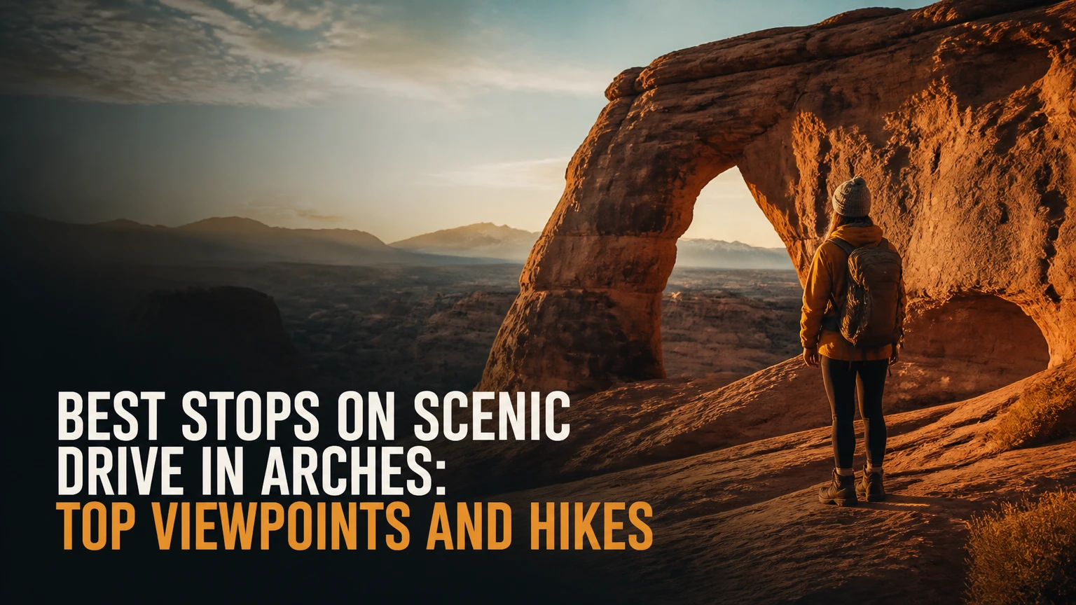 best stops on scenic drive in arches