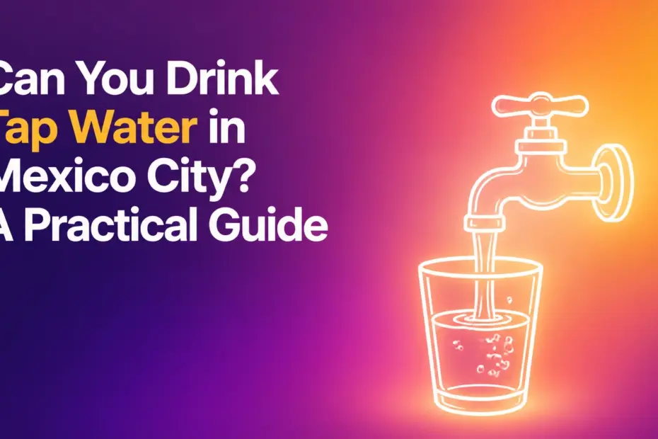 can you drink tap water in mexico city