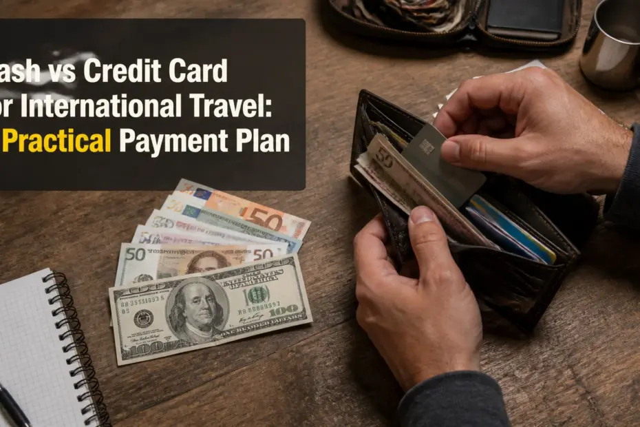 cash vs credit card for international travel