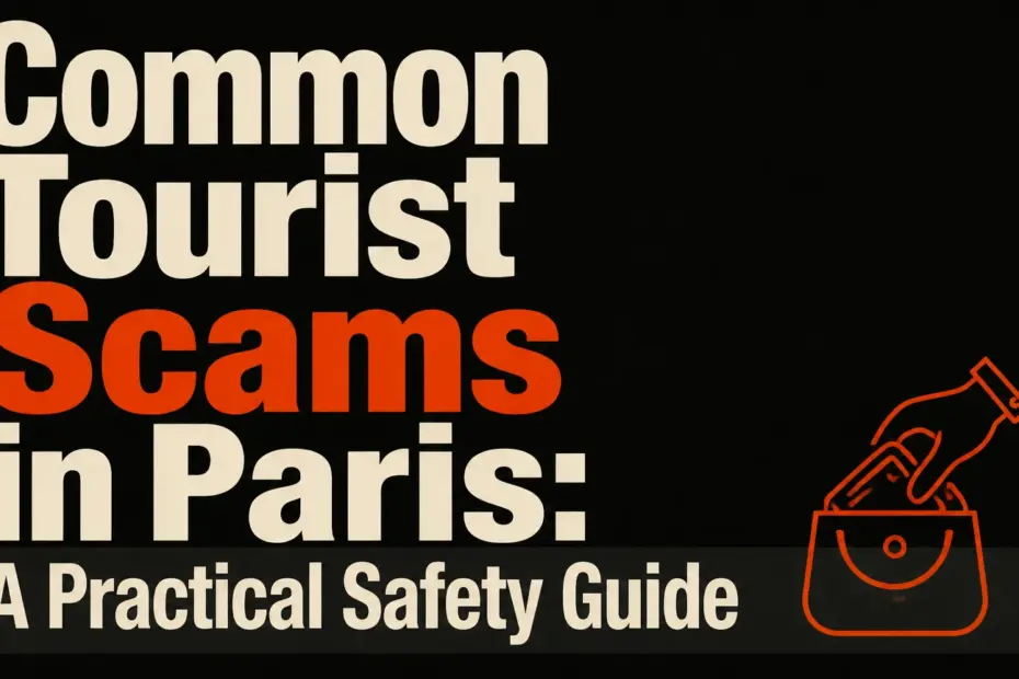 common tourist scams in paris