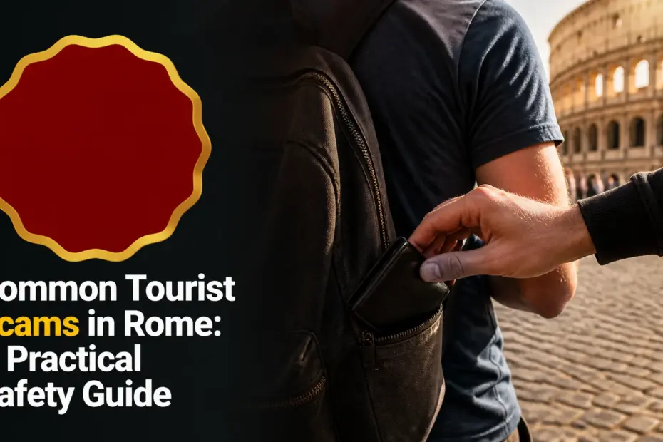 common tourist scams in rome