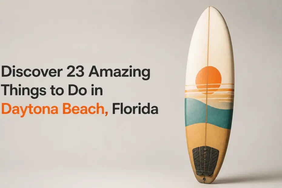 things to do in daytona beach florida