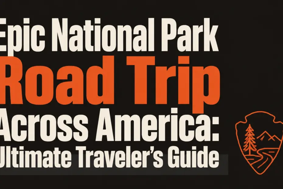 epic national park road trip across america