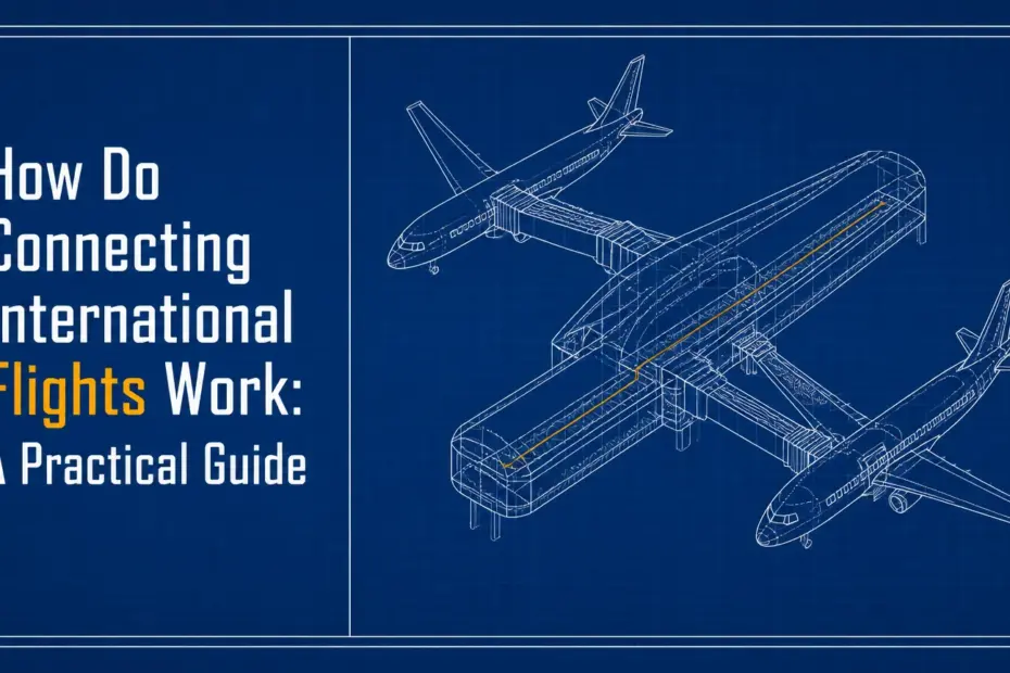 how do connecting international flights work