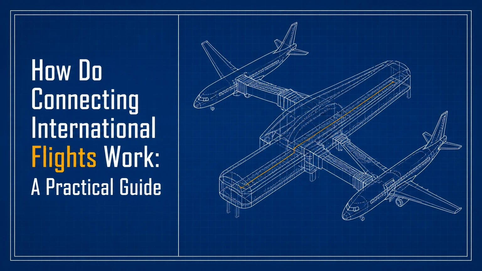how do connecting international flights work