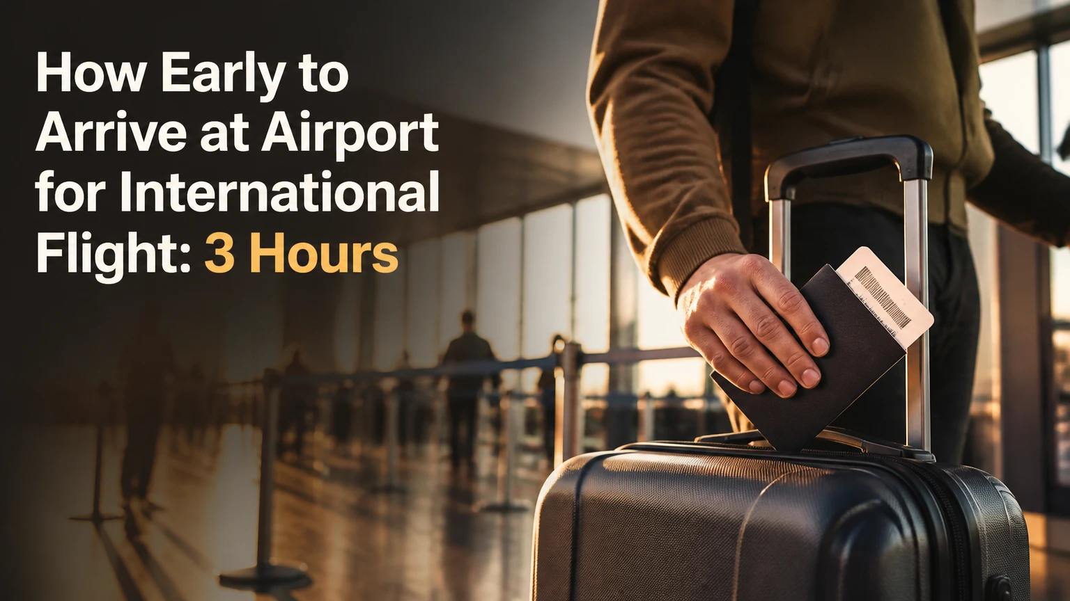 how early to arrive at airport for international flight