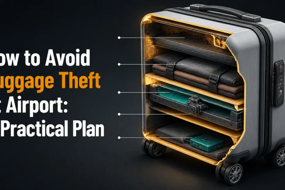 how to avoid luggage theft at airport