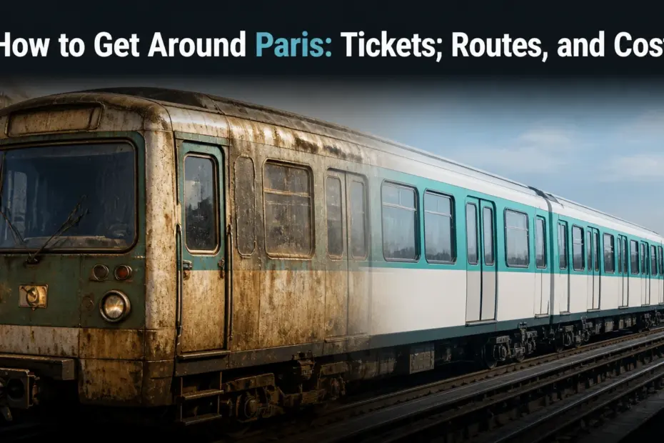 how to get around paris