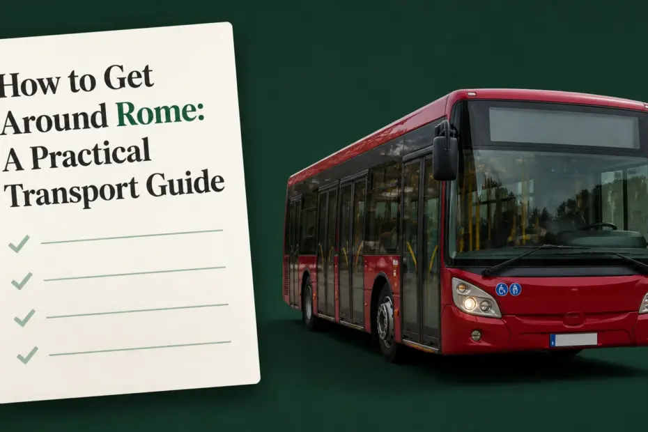 how to get around rome
