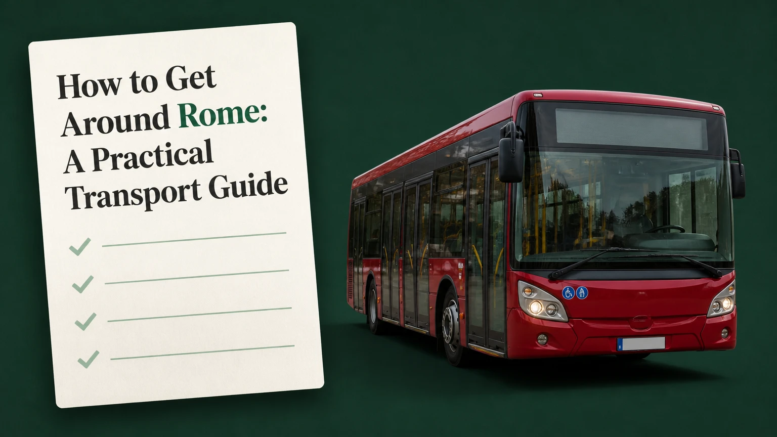 how to get around rome
