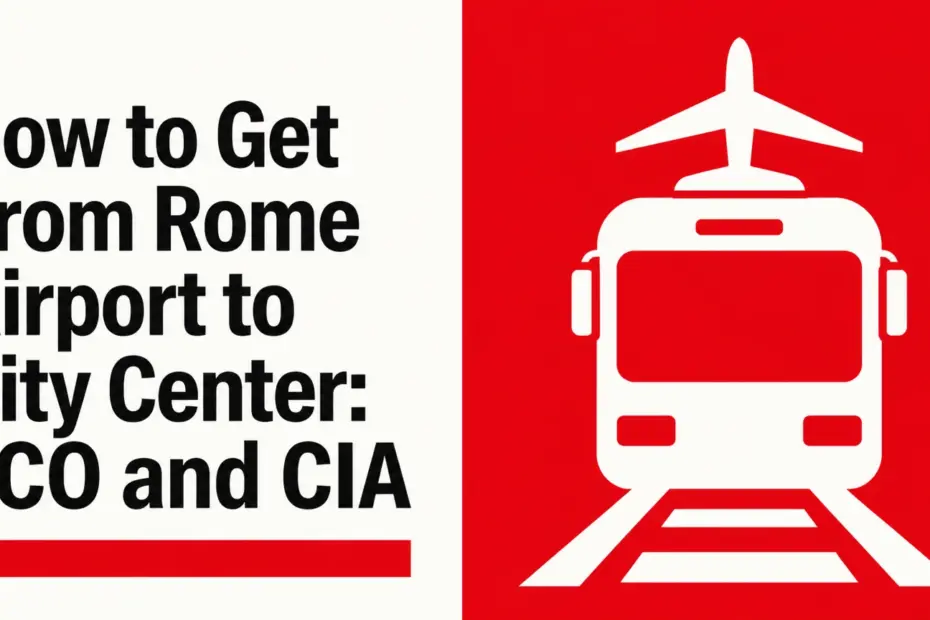 how to get from rome airport to city center