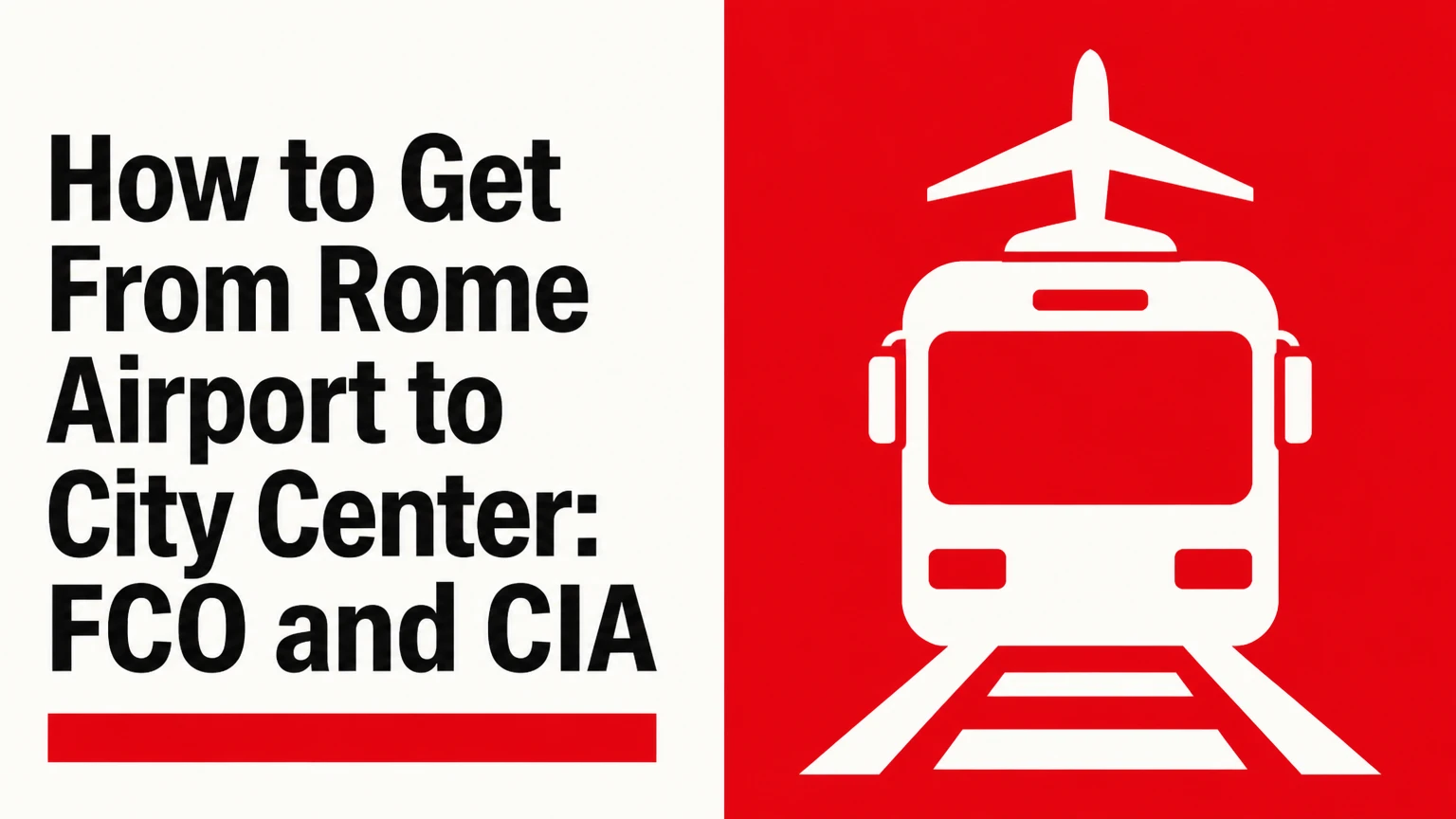 how to get from rome airport to city center