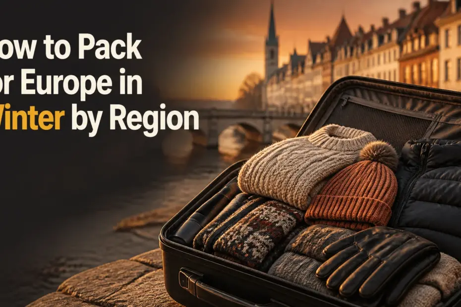 how to pack for europe in winter