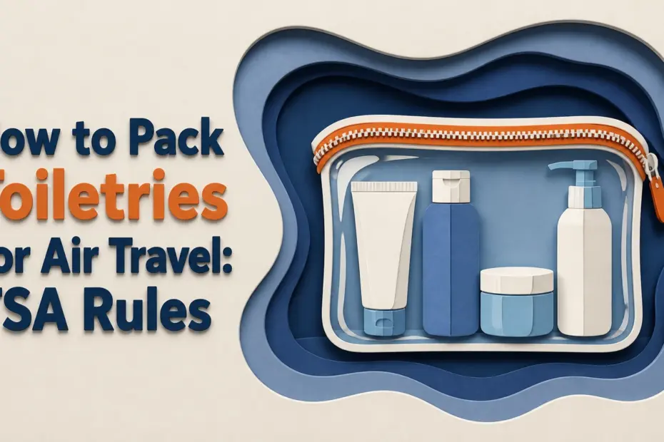 how to pack toiletries for air travel