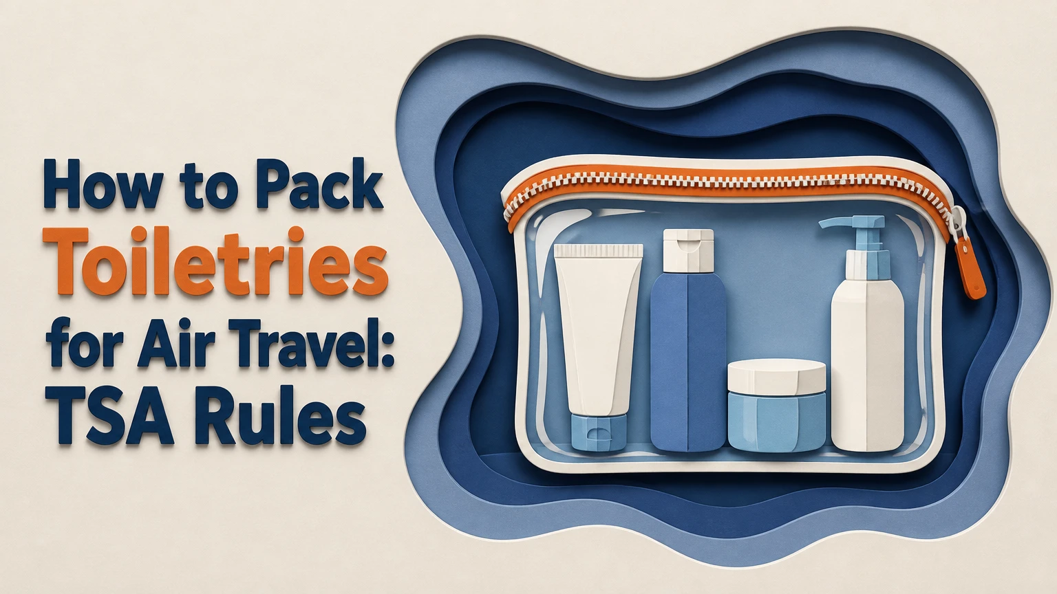 how to pack toiletries for air travel