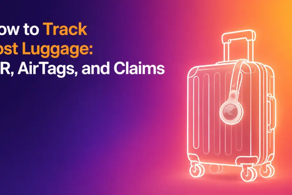 how to track lost luggage